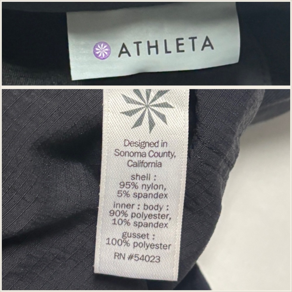 Athleta Black Cargo Skirt with Built-in Shorts Active Athleisure Size Medium - Picture 6 of 8